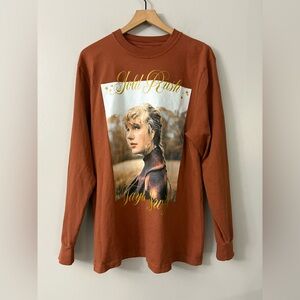 Taylor Swift official Evermore "Gold Rush" Long Sleeve T-shirt